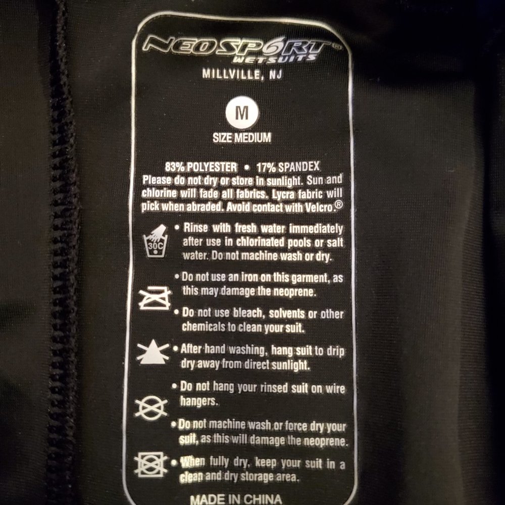 NWOT Unisex Sz M Neosport Wetsuit - Picture 5 of 6